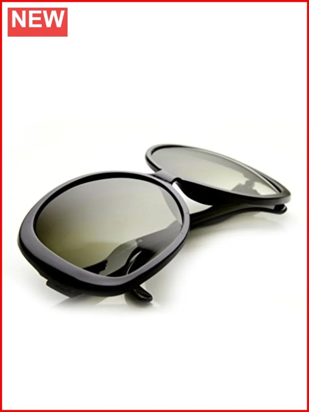 Oversized Wrap Around Sunglasses Vintage Style Women